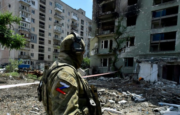AFP was able to visit Severodonetsk and its twin city Lysychansk during a press trip organised by the Russian armyÂ 