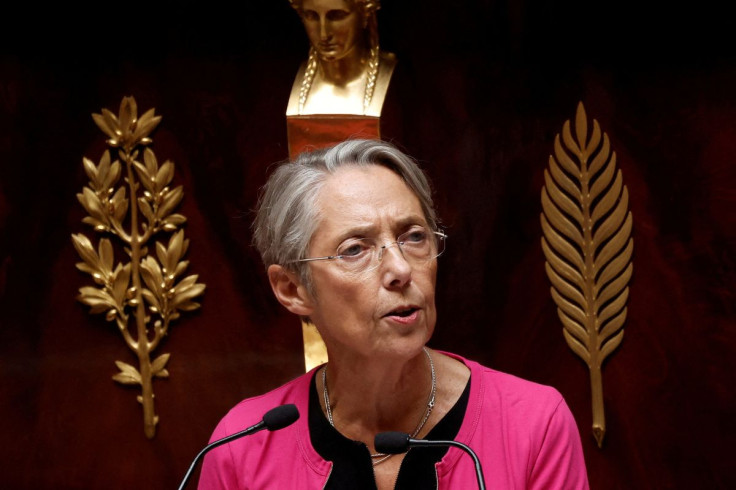French Prime Minister Elisabeth Borne delivers her general policy speech at the National Assembly in Paris, France, July 6, 2022. 