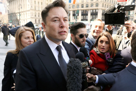Tesla CEO Elon Musk arrives at Manhattan federal court for a hearing on his fraud settlement with the Securities and Exchange Commission (SEC) in New York City, U.S. April 4, 2019.  