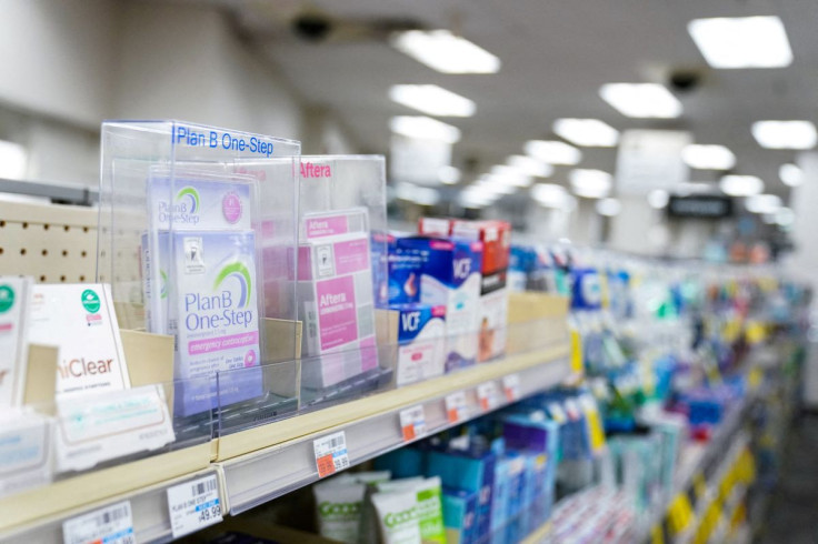 A package of PlanB One-Step, an emergency contraceptive pill, is seen in security packaging at a CVS Pharmacy in Washington, U.S., July 7, 2022. 