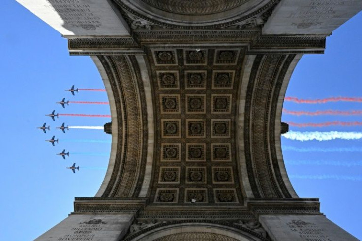 Patrouille de France squadron jets rehearse for the big day