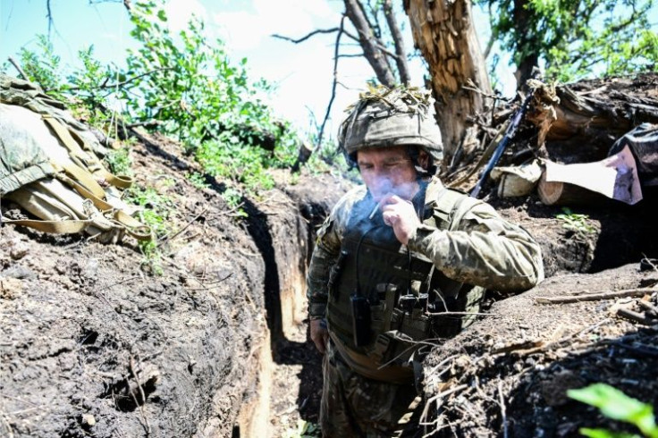 Ahil, the head of the unit, says he has been fighting in the Donbas since 2014 when Russia-backed separatists first seized control of part of the territory