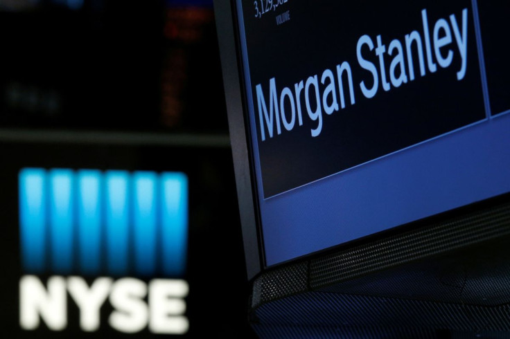 he Morgan Stanley logo is displayed at the post where it is traded on the floor of the New York Stock Exchange (NYSE) in New York, U.S., April 19, 2017.