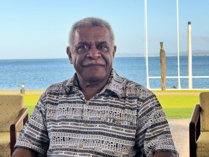 New Caledonia President Louis Mapou looks on after attending the Pacific Islands Forum Leaders Meeting in Suva, Fiji July 15, 2022.