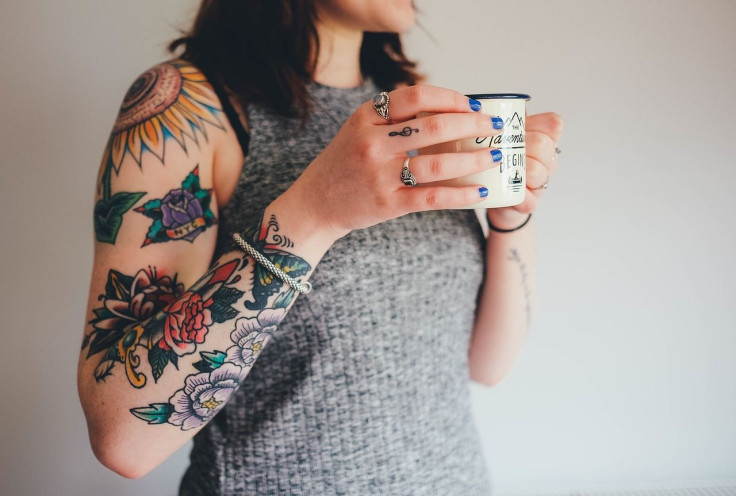 Tattoo, Woman, Coffee