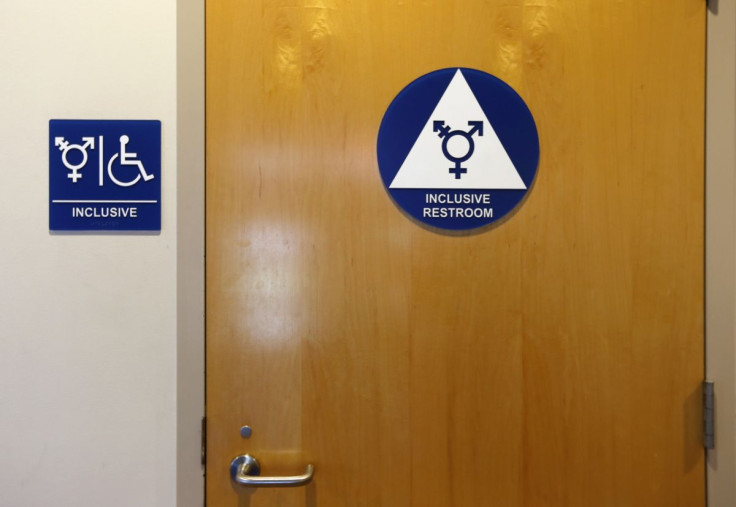 A gender-neutral bathroom is seen at the University of California, Irvine in Irvine, California September 30, 2014.  