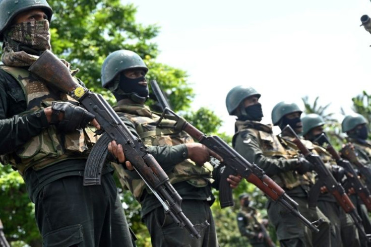 Sri Lanka's Prime Minister Ranil Wickremesinghe has ordered the military and police to do whatever it takes to ensure order