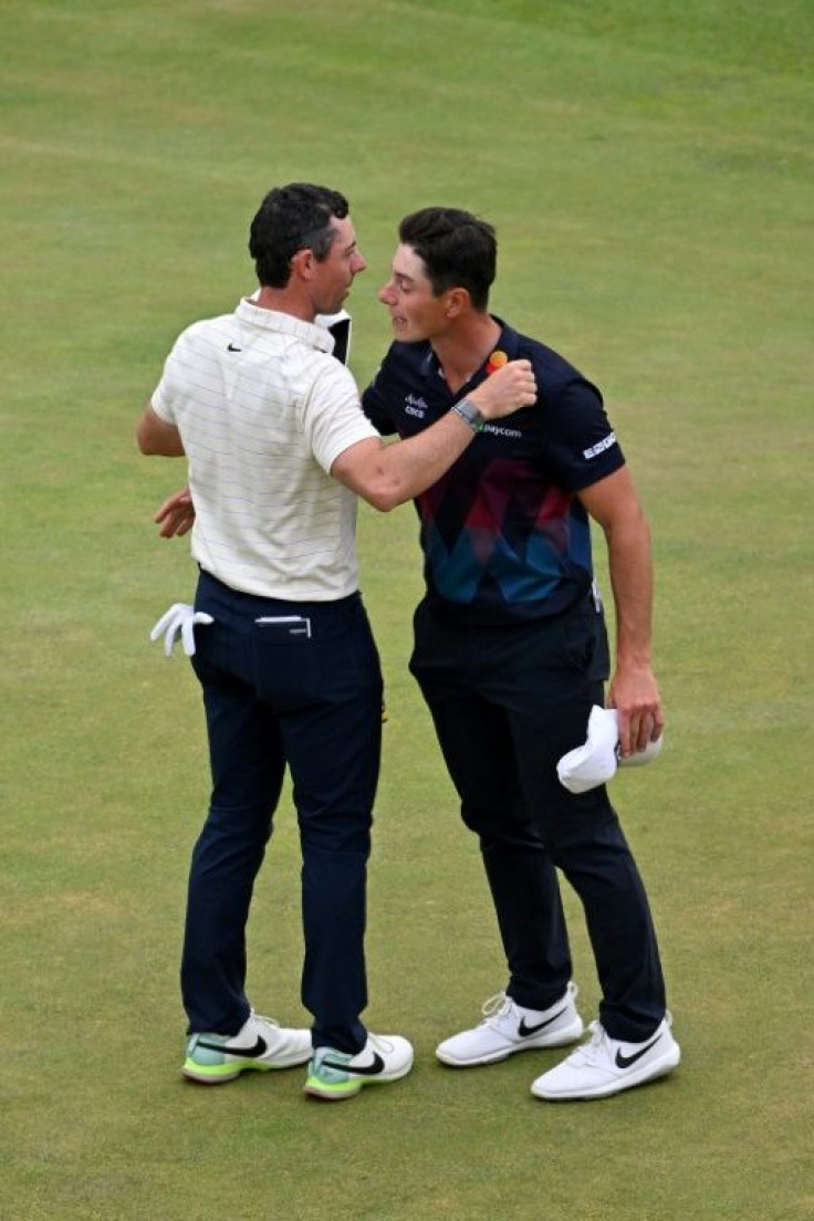 Rory McIlroy and Norway's Viktor Hovland had been in the joint lead overnight but both were left frustrated