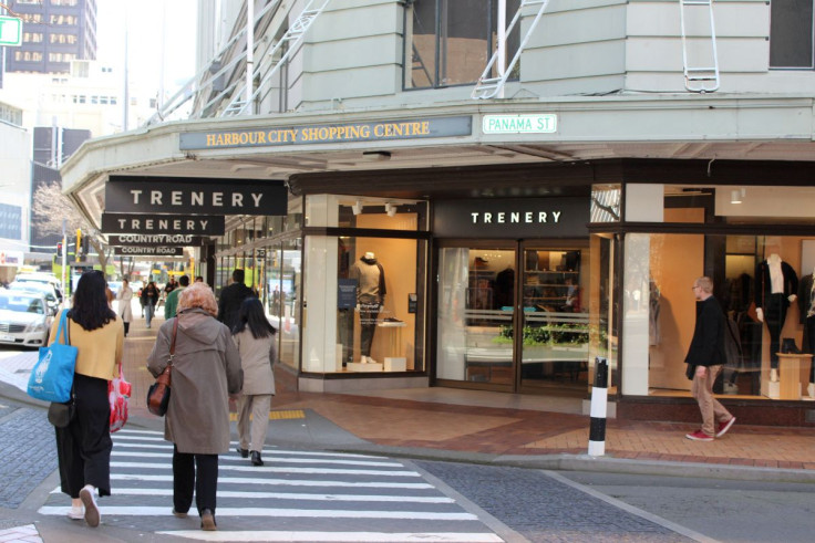 People walk on Lambton Quay street in Wellington, New Zealand July 23, 2020. Picture taken July 23, 2020.