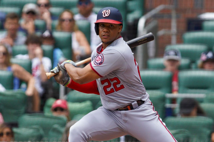 Juan Soto #22 of the Washington Nationals 