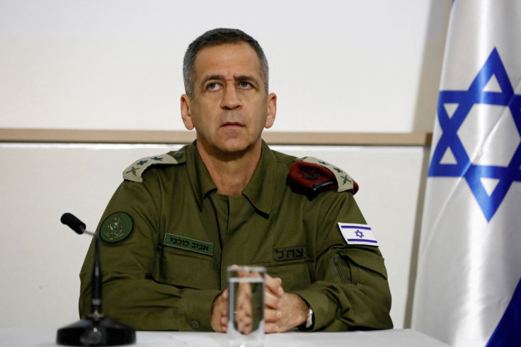 Lieutenant-General Aviv Kochavi, chief of staff of the Israeli armed forces, looks on as he delivers a statement in Tel Aviv, Israel, November 12, 2019. 