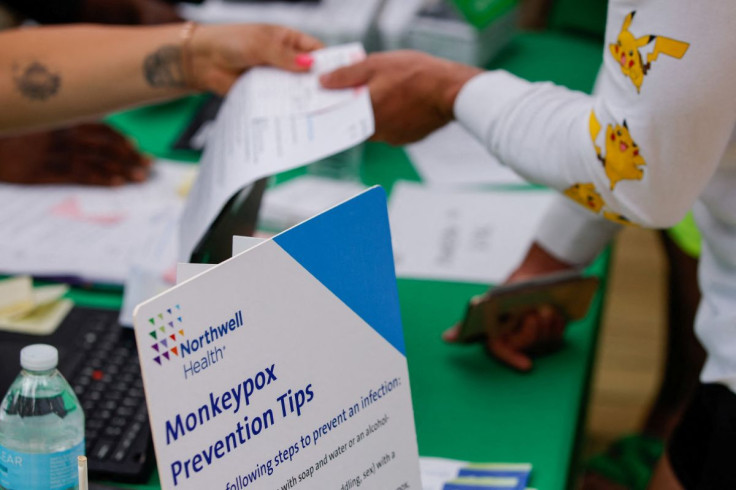 A person arrives to receive a monkeypox vaccination at the Northwell Health Immediate Care Center at Fire Island-Cherry Grove, in New York, U.S., July 15, 2022. 