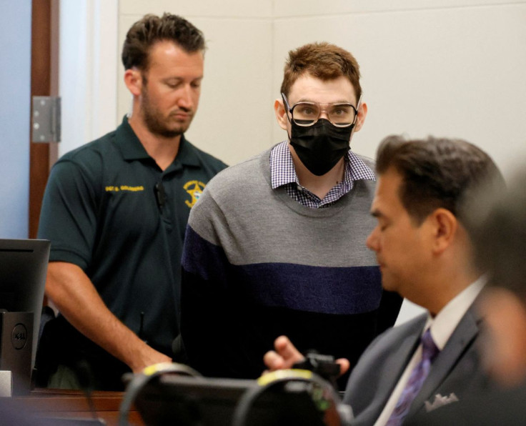 Marjory Stoneman Douglas High School shooter Nikolas Cruz is led to the penalty phase of his trial at the Broward County Courthouse in Fort Lauderdale, Florida, U.S. July 18, 2022. Cruz previously plead guilty to all 17 counts of premeditated murder and 1