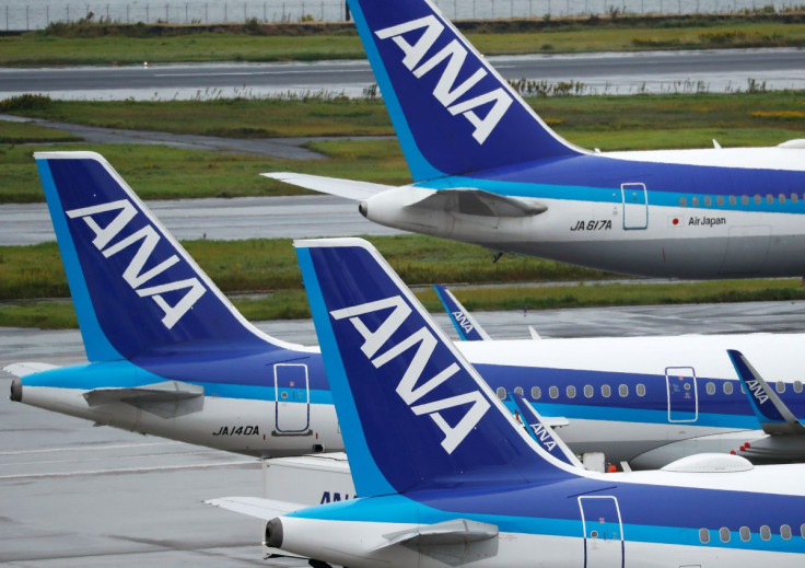 All Nippon Airways (ANA) aircrafts at the Tokyo International Airport, commonly known as Haneda Airport in Tokyo, Japan October 23, 2020. 