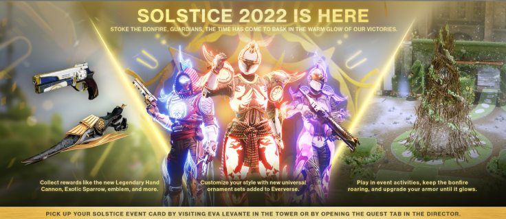 The Solstice 2022 Event Banner from Destiny 2