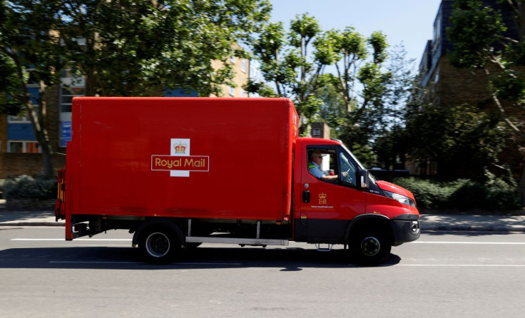 A Royal Mail delivery vehicle drives along a road near Mount Pleasant, in London, Britain, June 25, 2020.