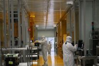 A view of the clean room of U.S. semiconductor manufacturer SkyWater Technology Inc where computer chips are made, in Bloomington, Minnesota, U.S., April, 2022 in this handout picture acquired by Reuters on July 19, 2022. SkyWater Technology/Handout via R