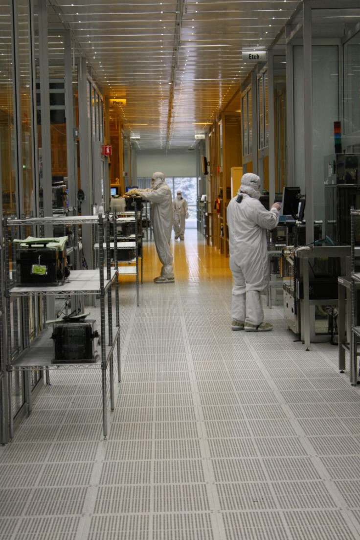 A view of the clean room of U.S. semiconductor manufacturer SkyWater Technology Inc where computer chips are made, in Bloomington, Minnesota, U.S., April, 2022 in this handout picture acquired by Reuters on July 19, 2022. SkyWater Technology/Handout via R