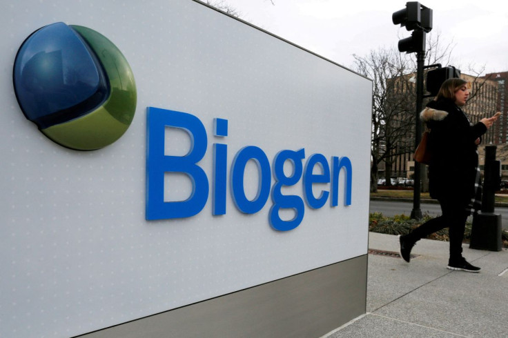 A sign marks a Biogen facility in Cambridge, Massachusetts, U.S. January 26, 2017.  