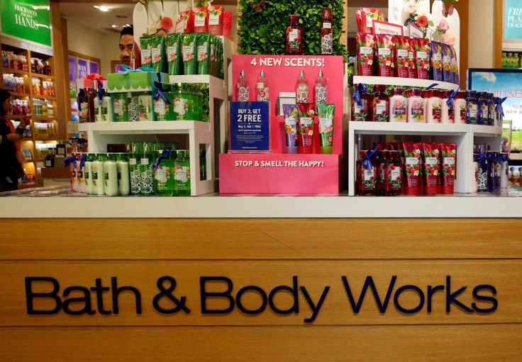 Products are displayed in L Brands Inc., Bath & Body Works retail store in Manhattan, New York, U.S., May 13, 2016.