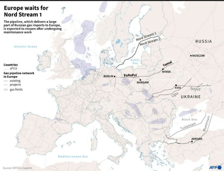 Europe waits for reopening of Nord Stream 1 gas pipeline