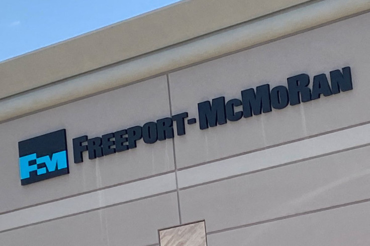 The logo of copper miner Freeport-McMoRan Inc is displayed on their offices in Phoenix, Arizona, U.S. June 30, 2022.