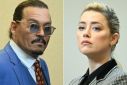 Actress Amber Heard (R) is appealing the jury verdict in the defamation trial she lost to her ex-husband Johnny Depp (L)