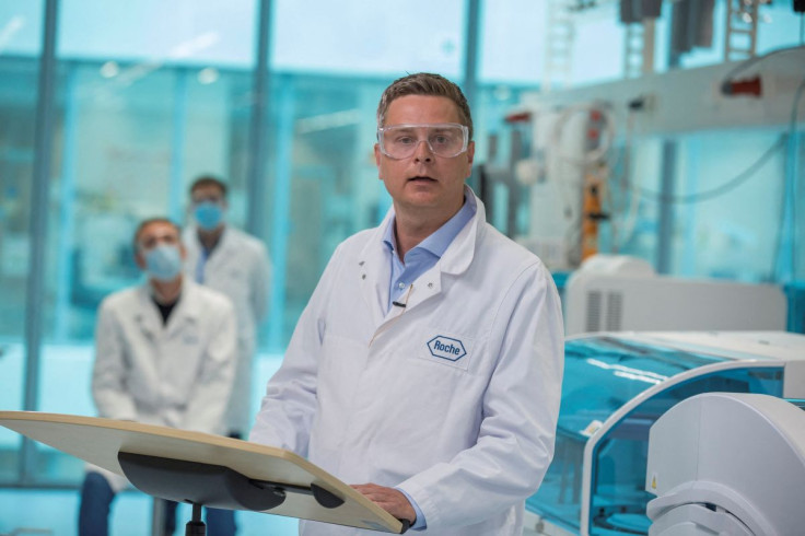 Roche's head of diagnostics, Thomas Schinecker, set to take over as group chief executive in 2023, looks on in an undated Handout photo provided to Reuters, July 21, 2022. Roche/Handout via REUTERS