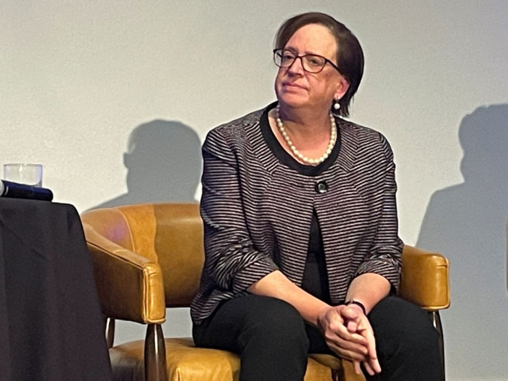 U.S. Justice Elena Kagan sits onstage at a judicial conference in Big Sky, Montana, U.S., July 21, 2022. 