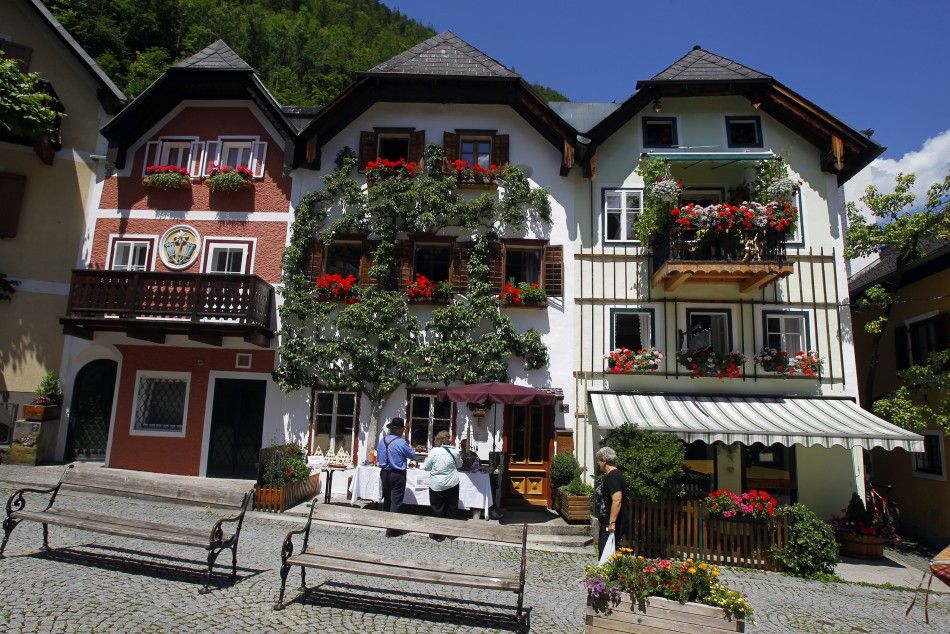 A general view of the Austrian world heritage village of Hallstatt