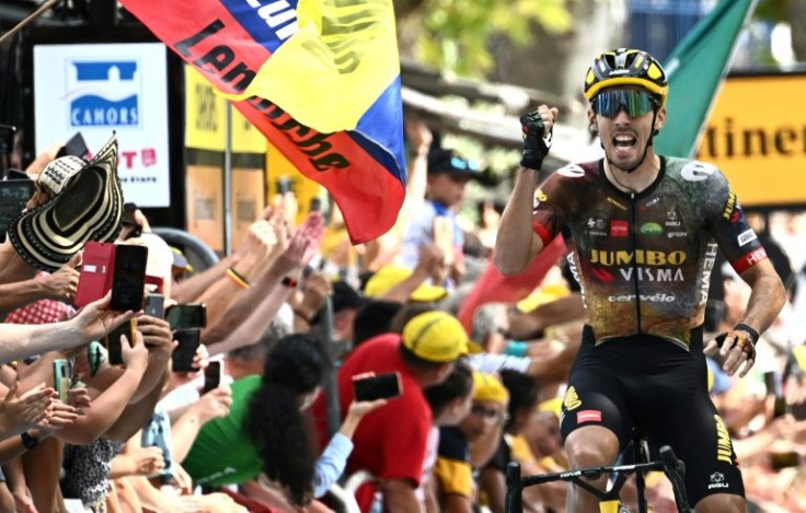 Christophe Laporte won France's firs stage on the 2022 Tour