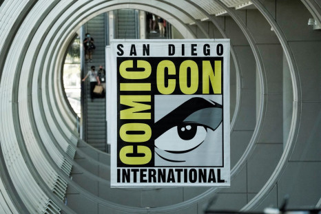 Signage inside the San Diego Convention Center at Comic-Con International in San Diego, California, U.S., July 22, 2022. 