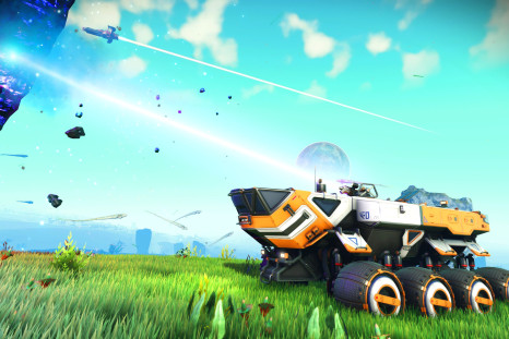 The Colossus Exocraft is a heavy-duty rig meant for cargo and mining operations - No Man's Sky