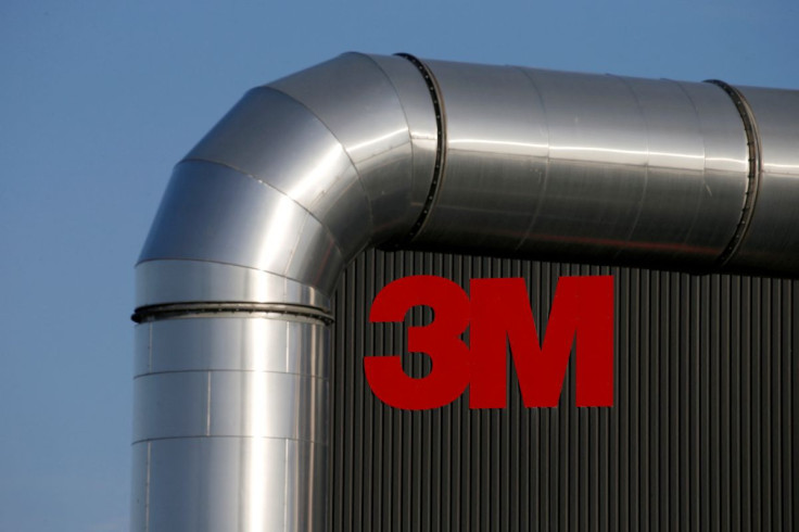 The logo of 3M is seen at the 3M Tilloy plant in Tilloy-Lez-Cambrai, France, August 18, 2019.