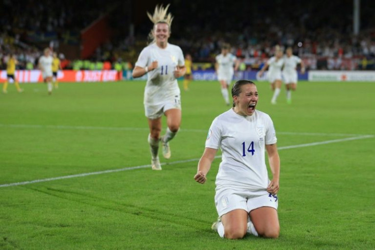 Four-midable: England thrashed Sweden 4-0 to reach the final of Euro 2022