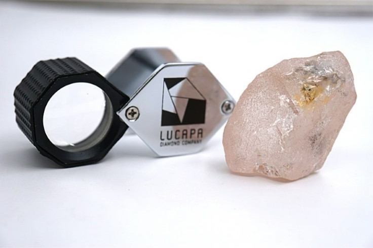 Although The Lulo Rose would have to be cut and polished to realise its true value, similar pink diamonds have sold for record-breaking prices