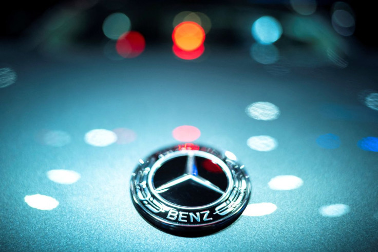 The Mercedes-Benz logo is seen at the 43rd Bangkok International Motor Show, in Bangkok, Thailand, March 22, 2022.