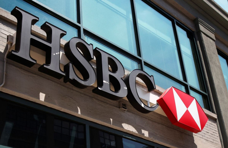 A view shows the entrance to an HSBC Bank branch in New York, U.S. August 1, 2011.  