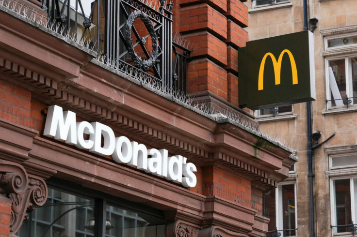 A view of the McDonald's logo in London, Britain July 27, 2022.