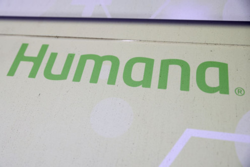  Signage for Humana Inc. is pictured at a health facility in Queens, New York City, U.S., November 30, 2021. 
