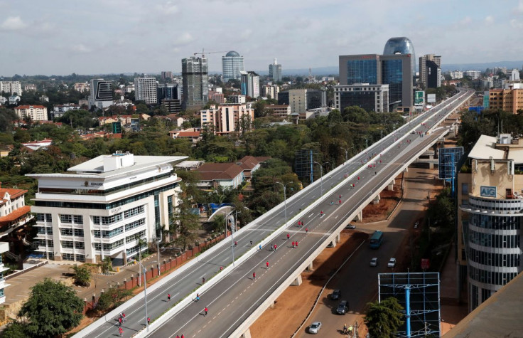 A view shows the Nairobi Expressway undertaken by the China Road and Bridge Corporation (CRBC) on a public-private partnership (PPP) basis, in Nairobi, Kenya May 8, 2022.