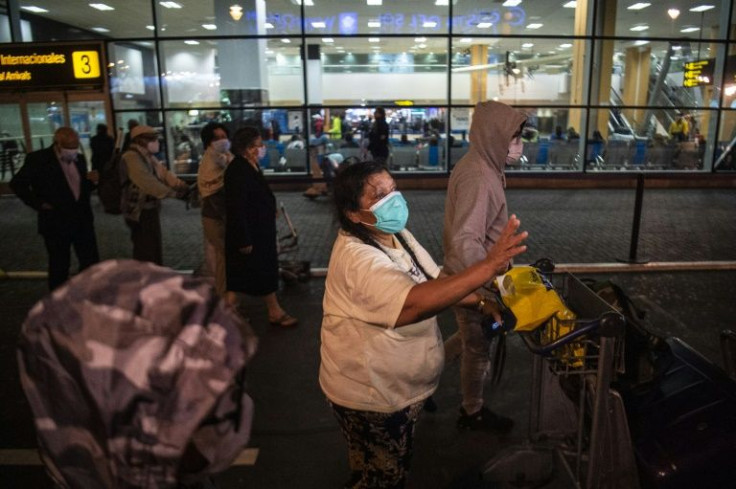 Zoila Lecarnaque Saavedra recently returned to Peru via Lima's Jorge Chavez Airport after spending eight years in a Hong Kong jail