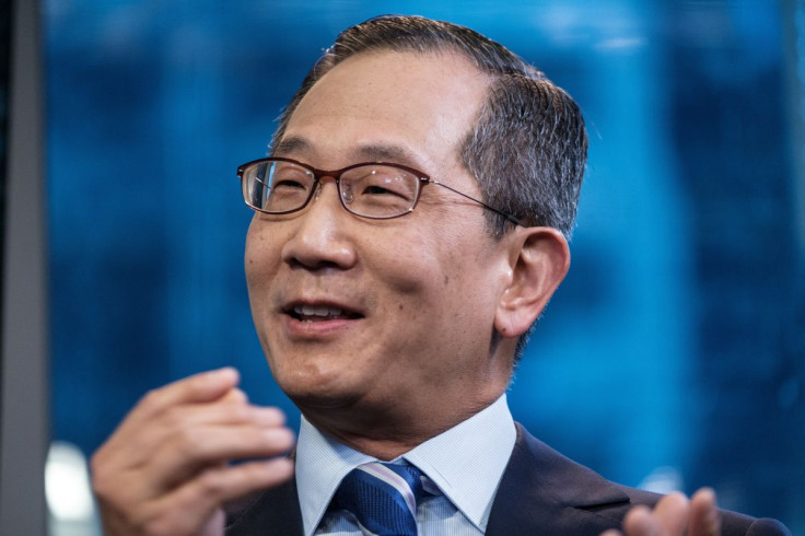 Carlyle Group CEO Kewsong Lee speaks during a Reuters Newsmaker event in New York City, U.S., September 22, 2021.