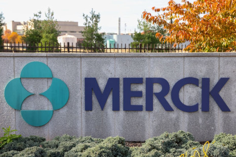 Signage is seen at the Merck & Co. headquarters in Kenilworth, New Jersey, U.S., November 13, 2021. 