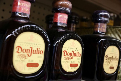 Bottles of Don Julio tequila, a brand of Diageo, are seen for sale in Manhattan, New York City, U.S., May 20, 2022. 