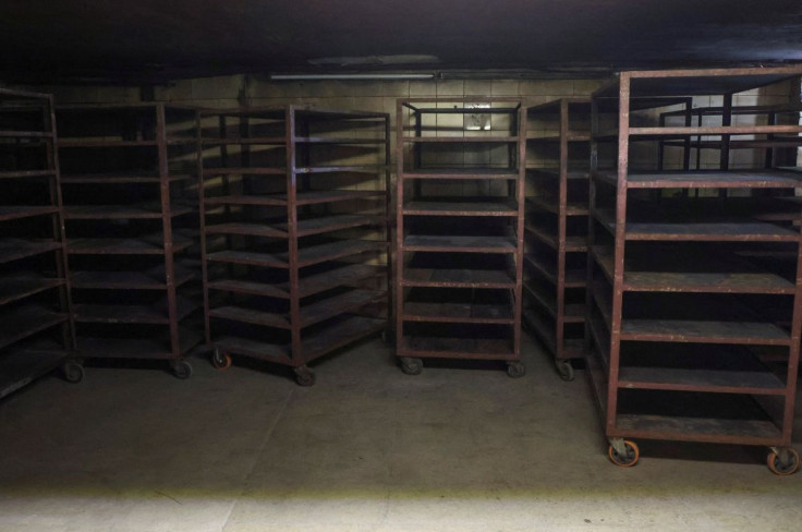 Empty shelves are pictured inside a closed bakery in Beirut, Lebanon July 28, 2022. 
