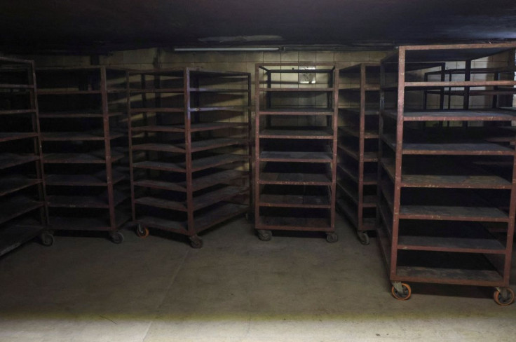 Empty shelves are pictured inside a closed bakery in Beirut, Lebanon July 28, 2022.
