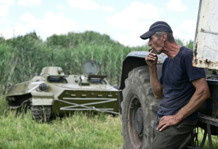 Images on social media of Ukrainian tractors pulling Russian tanks became a symbol of the country's resistance