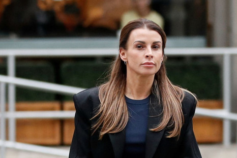 Coleen Rooney, wife of Derby County manager Wayne Rooney arrives at the Royal Courts of Justice in London, Britain, May 10, 2022. 
