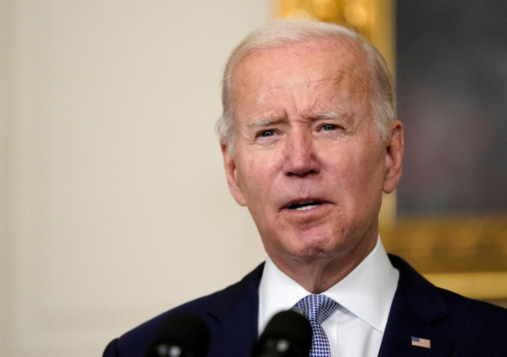 U.S. President Joe Biden delivers remarks at the White House in Washington, U.S., July 28, 2022. 